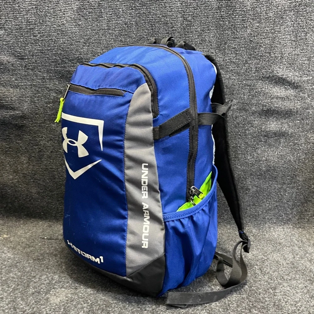 Under Armour UASB-HBP Blue/GRY Storm 1 Baseball Softball Hustle Batpack Backpack